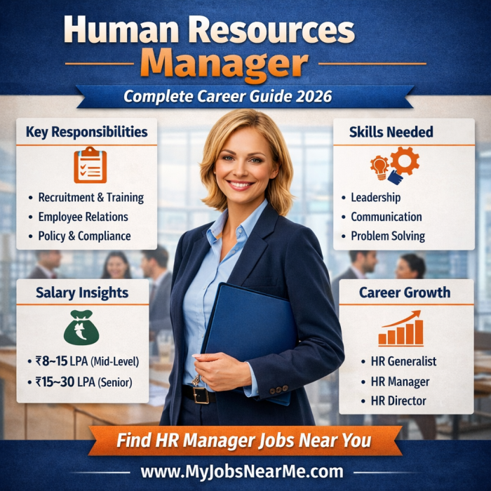 Human Resources Manager Jobs Guide 2026 | Roles, Salary & Skills