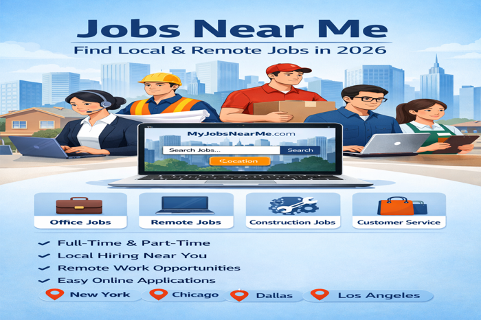 Jobs Near Me 2026 Find Local and Remote Jobs Fast